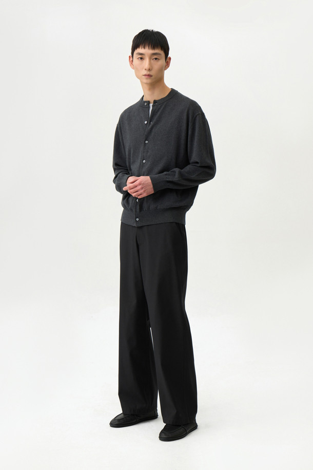 24/7 series - 가디건 - HIGHGAUGE ROUND NECK CARDIGAN (247)