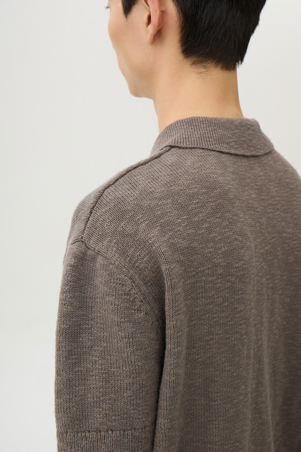 24/7 series - 스웨터 - CROCHE COTTON COLLAR KNIT (247)