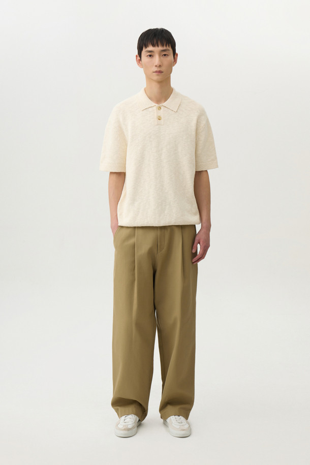 24/7 series - 스웨터 - CROCHE COTTON COLLAR KNIT (247)