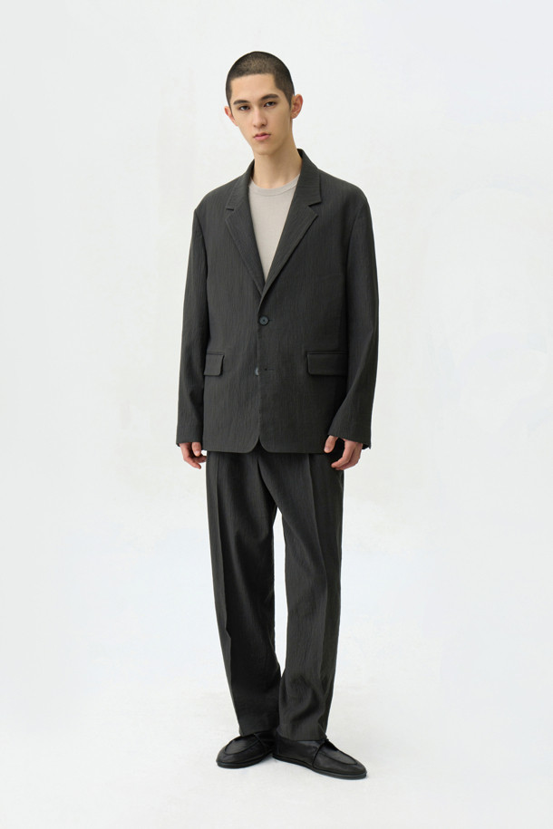 24/7 series - 수트/블레이저자켓 - SHEER CREASE TAILORED JACKET (SEERSUCKER) 247