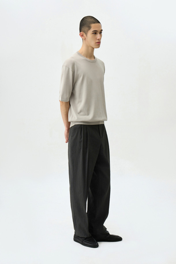 24/7 series - 캐주얼팬츠 - SHEER CREASE TAPERED PANTS (SEERSUCKER) 247