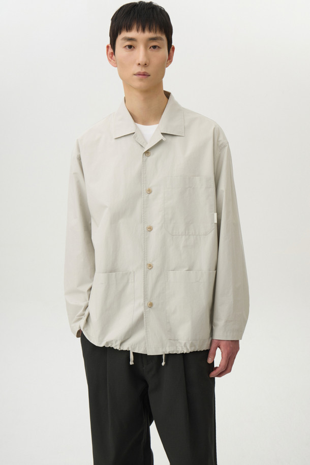 24/7 series - 캐주얼셔츠 - OVERSIZED SHIRTING COTTON JACKET (247)