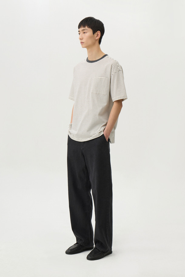 24/7 series - 반팔티셔츠 - USA COTTON 20's STRIPE TEE