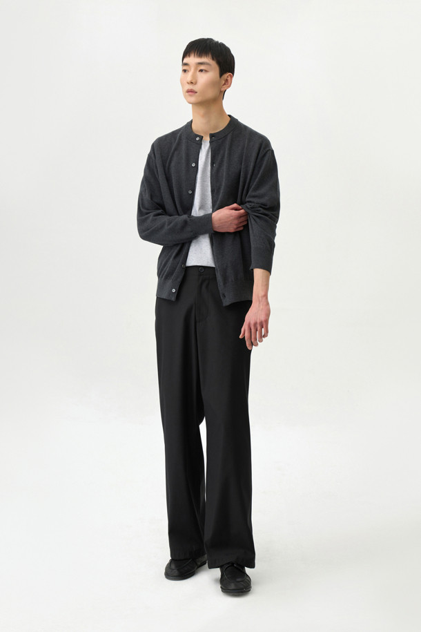 24/7 series - 가디건 - HIGHGAUGE ROUND NECK CARDIGAN (247)