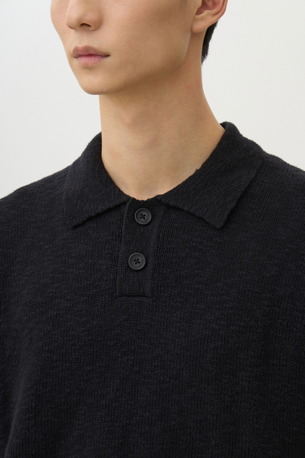 24/7 series - 스웨터 - CROCHE COTTON COLLAR KNIT (247)