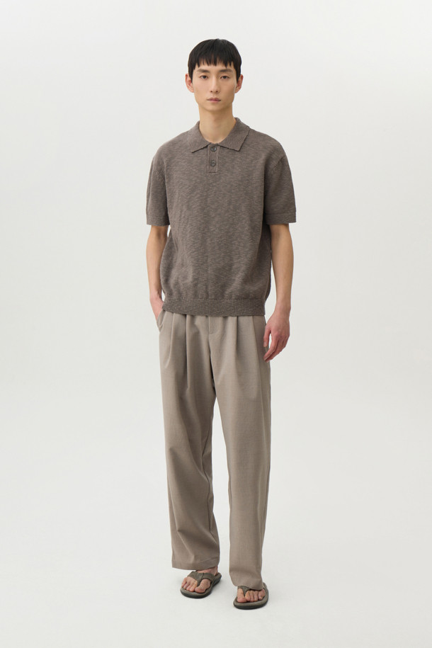 24/7 series - 스웨터 - CROCHE COTTON COLLAR KNIT (247)