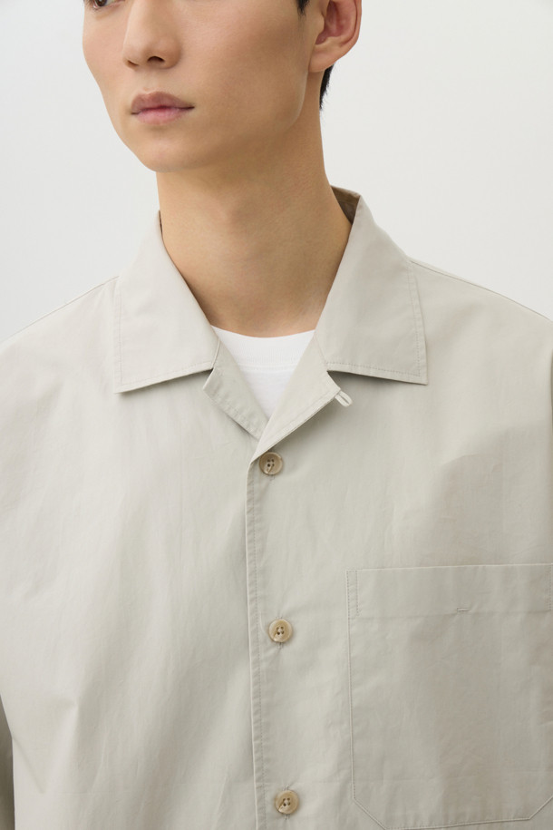 24/7 series - 캐주얼셔츠 - OVERSIZED SHIRTING COTTON JACKET (247)