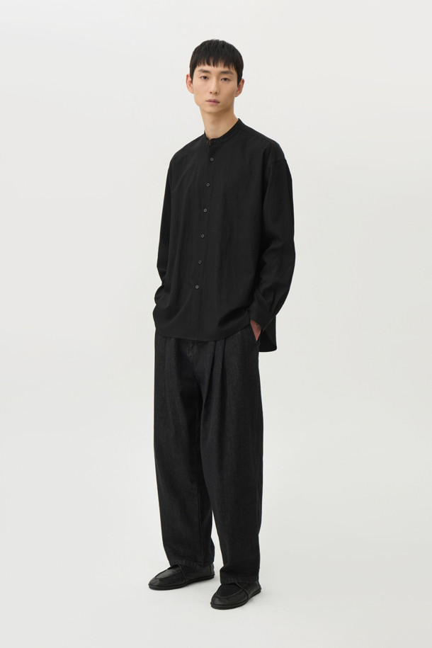 24/7 series - 긴팔셔츠 - VOILE CREASE OVERSIZED SHIRTS (247)