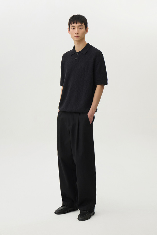 24/7 series - 스웨터 - CROCHE COTTON COLLAR KNIT (247)