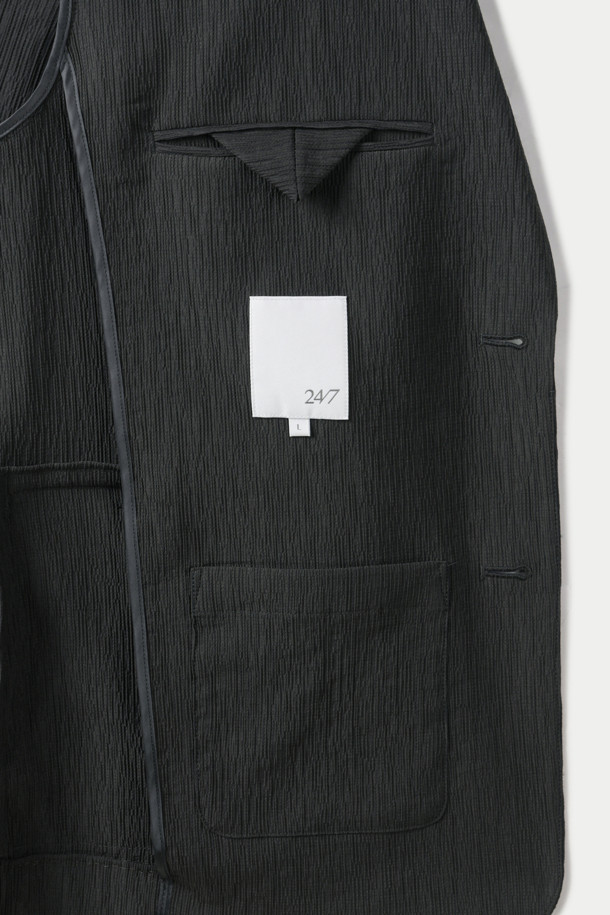 24/7 series - 수트/블레이저자켓 - SHEER CREASE TAILORED JACKET (SEERSUCKER) 247