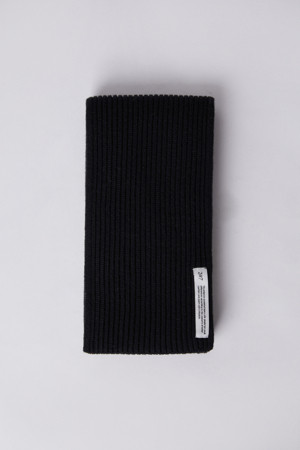 EVERYDAY WOOL CASHMERE MUFFLER (247)_BLACK_0