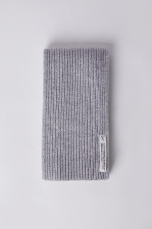 EVERYDAY WOOL CASHMERE MUFFLER (247)_GREY_0