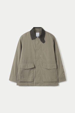 CORDUROY COLLARED WORK JACKET (247)