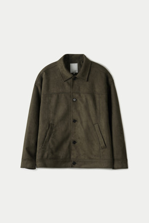 SUEDE CROPPED TRUCKER JACKET (247)