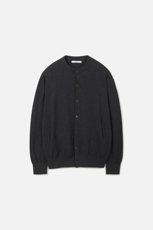 HIGHGAUGE ROUND NECK CARDIGAN (247)
