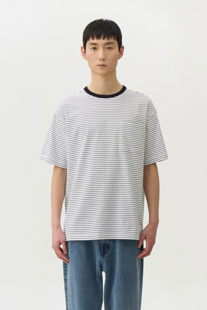 USA COTTON 20's STRIPE TEE