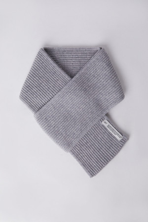 EVERYDAY WOOL CASHMERE MUFFLER (247)_GREY_4