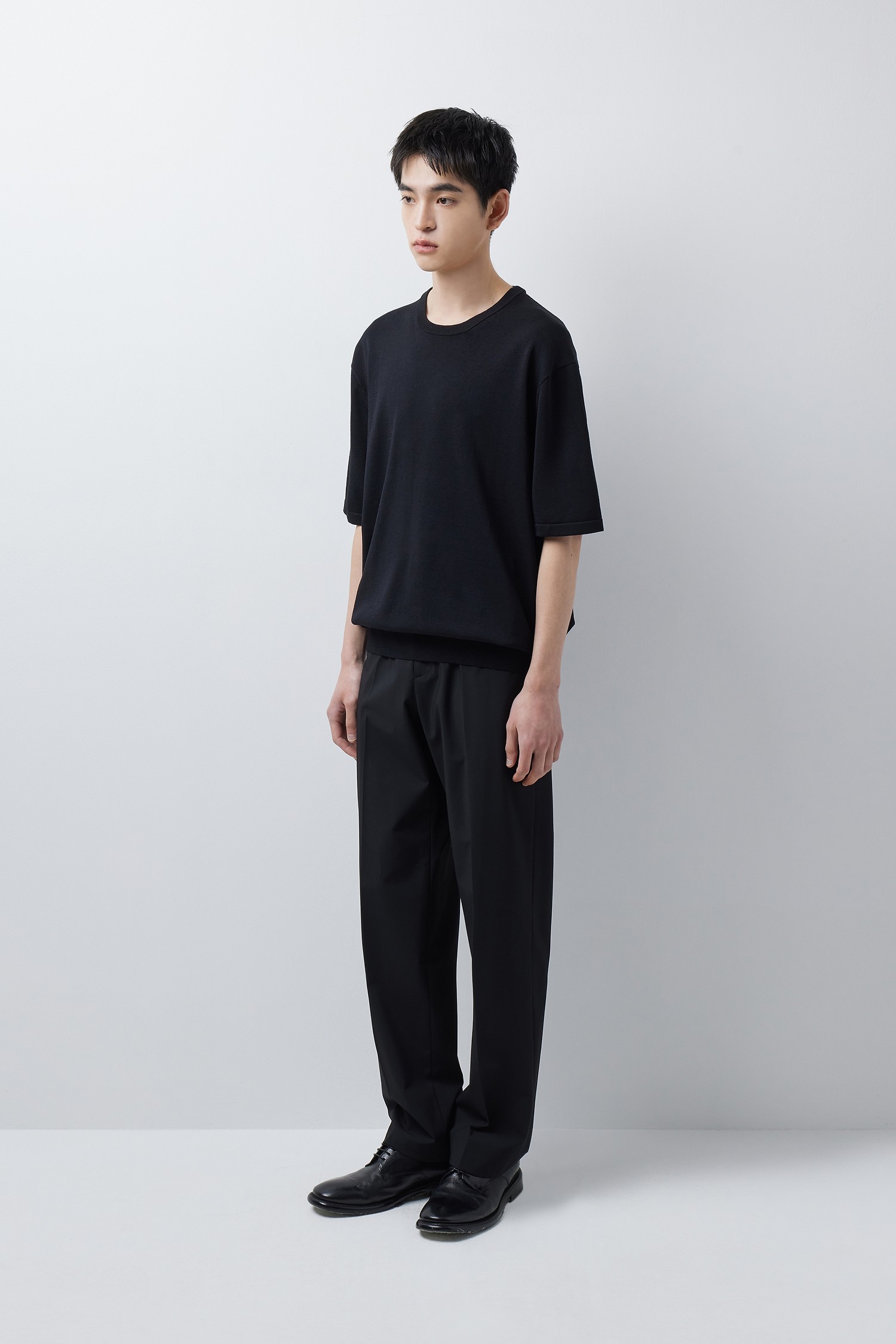 パンツ paxforpax SEMI WIDE PANTS (BLACK) size2 7DAYS SEMI-WIDE PANTS (247)_24/7 series