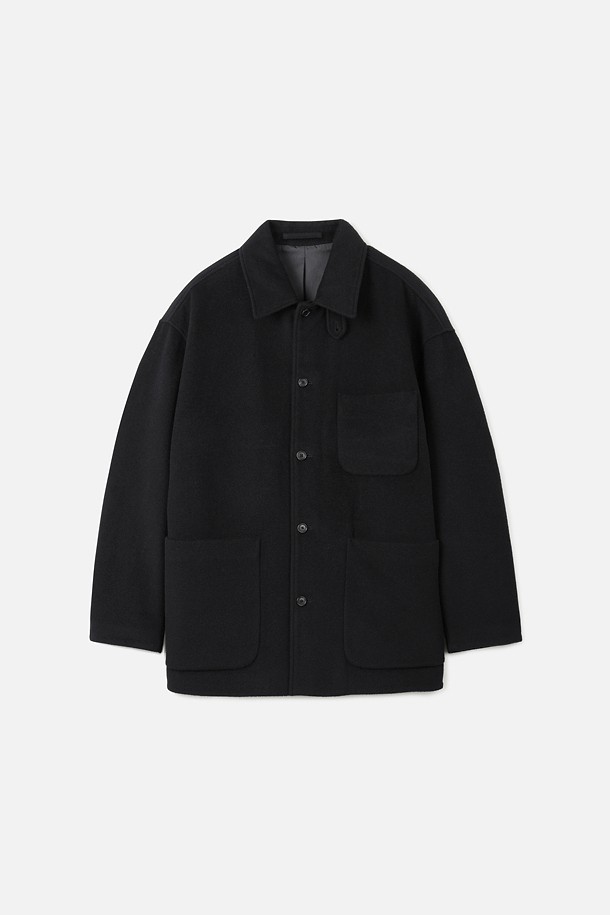 CASHMERE BLENDED 프렌치 워크 자켓 (247)_BLACK_0