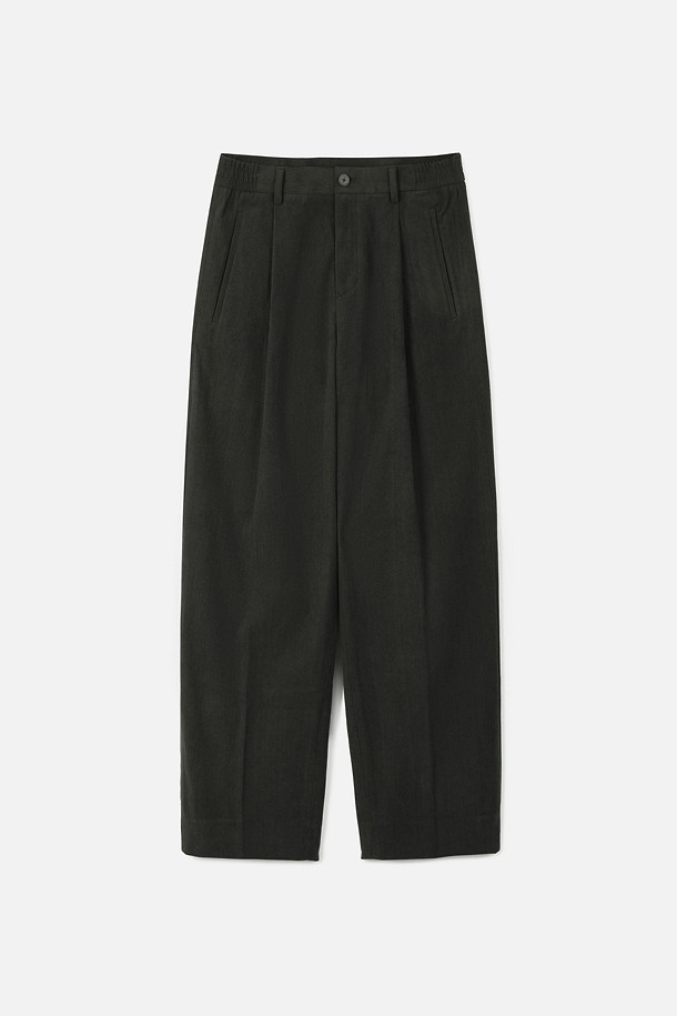 CORDUROY 세미 와이드 팬츠 (247)_GREY_0