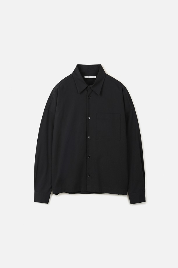 크롭 셔츠 (247)_BLACK_0