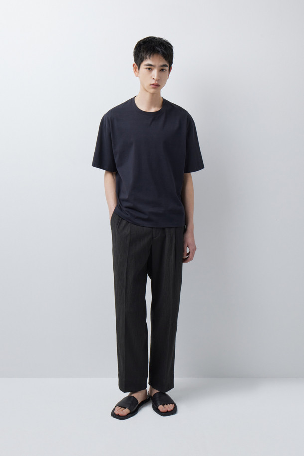 CREASE SEERSUCKER SET-UP PANTS (247)_GREY_1