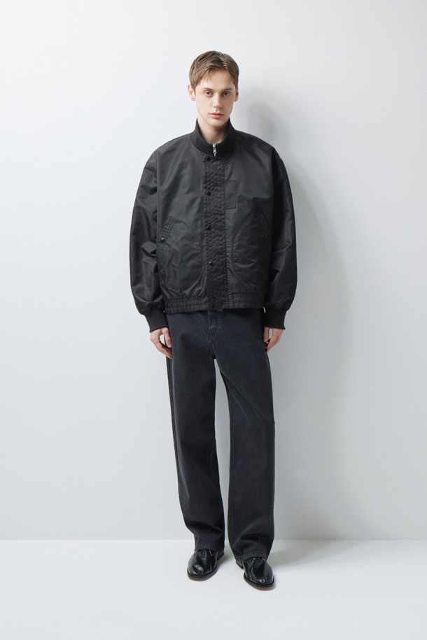 REVERSIBLE FLIGHT JACKET (247)_BLACK_1