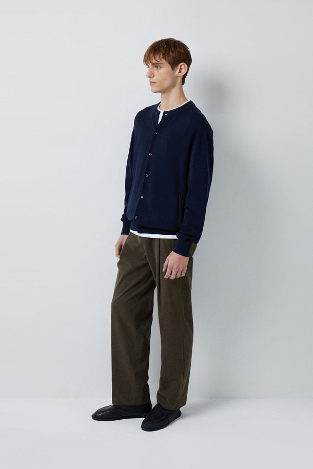 CORDUROY 세미 와이드 팬츠 (247)_BROWN_2