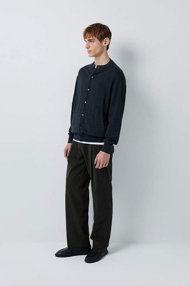 CORDUROY 세미 와이드 팬츠 (247)_GREY_2