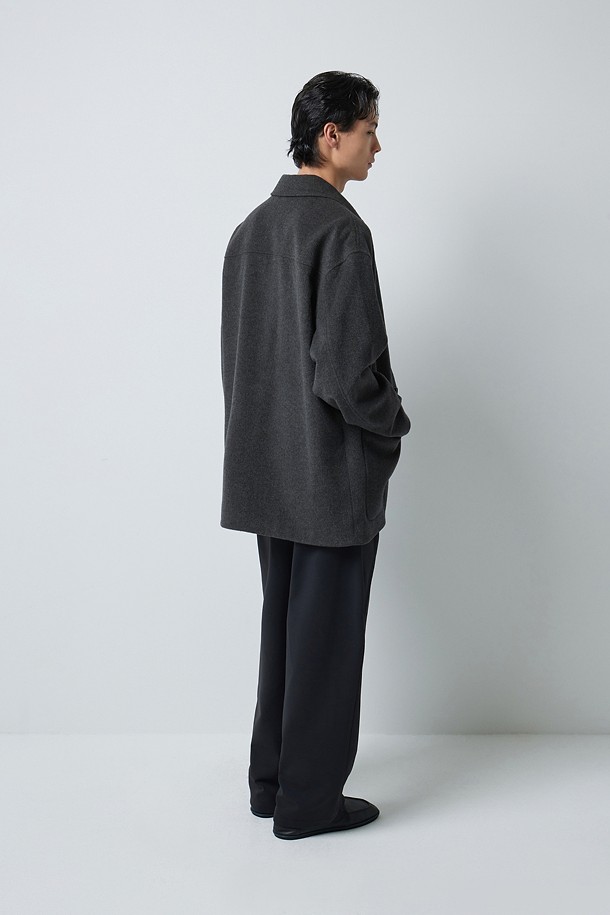 CASHMERE BLENDED 프렌치 워크 자켓 (247)_GREY_3