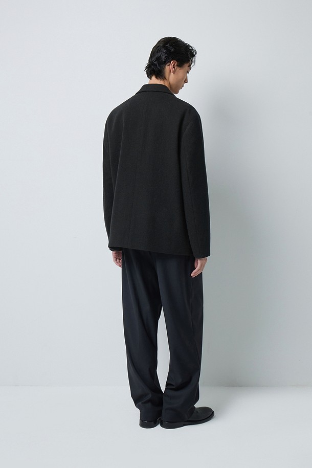 WOOL 헤링본 자켓 (247)_BLACK_3