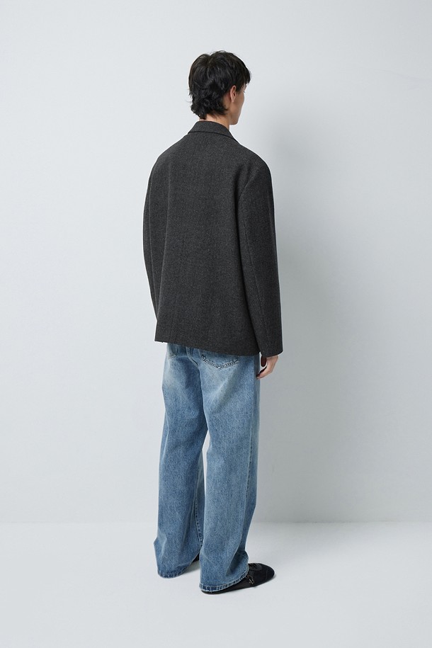 WOOL 헤링본 자켓 (247)_GREY_3