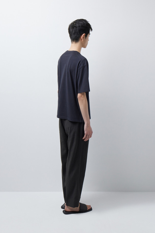 CREASE SEERSUCKER SET-UP PANTS (247)_GREY_3