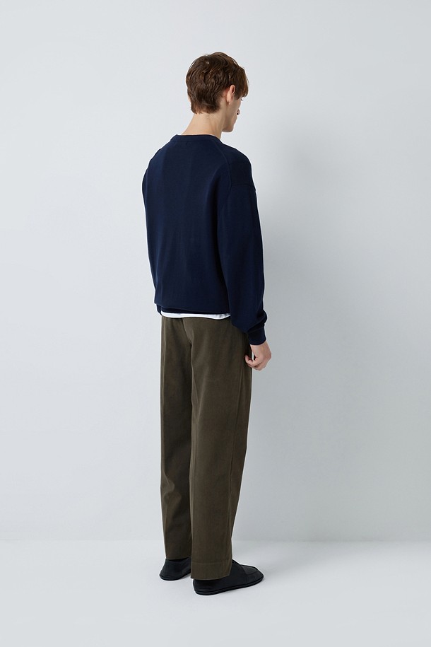 CORDUROY 세미 와이드 팬츠 (247)_BROWN_3