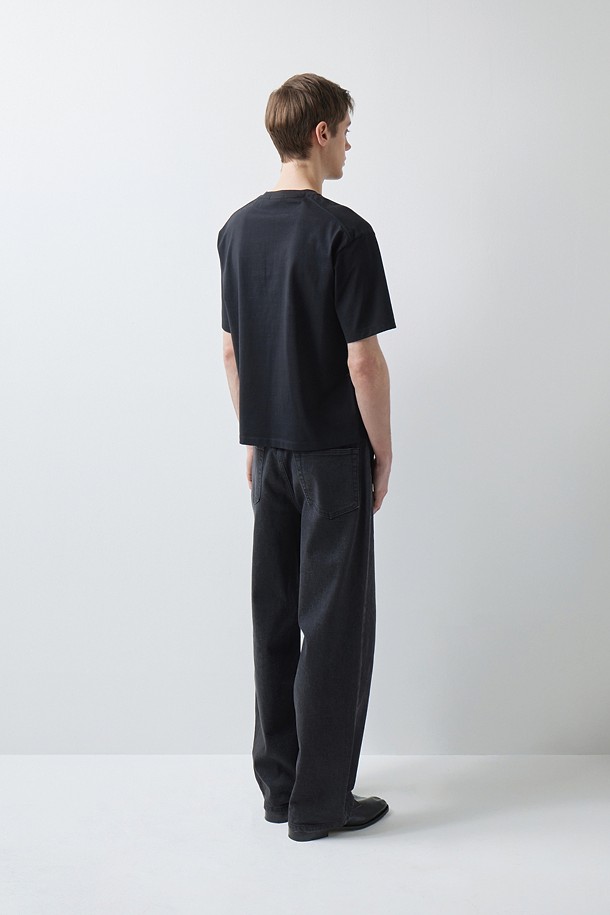 COTTON ASKIN BLENDED CROP TEE (247)_BLACK_3