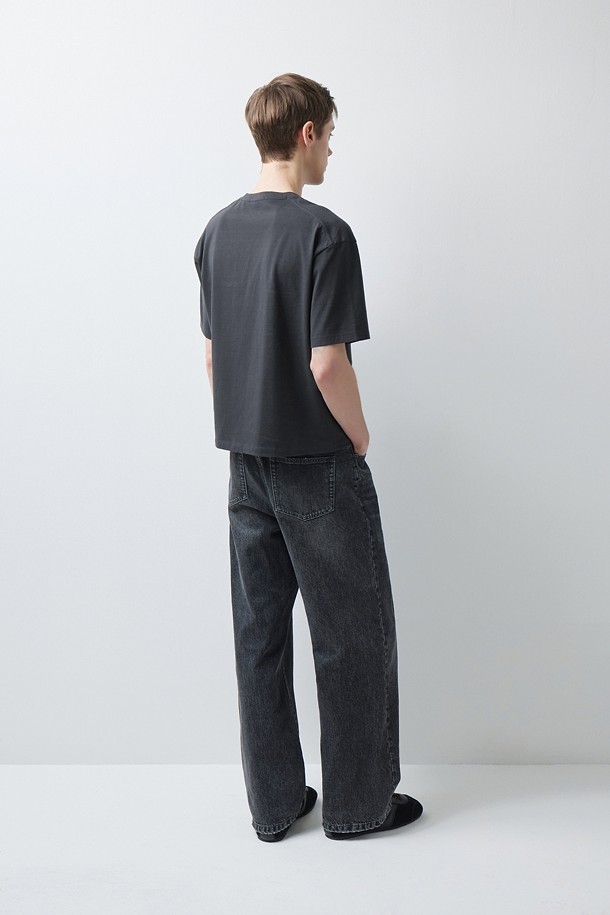 COTTON ASKIN BLENDED CROP TEE (247)_GREY_3