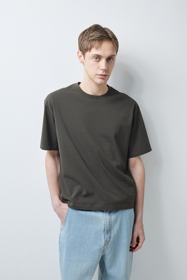 COTTON ASKIN BLENDED CROP TEE (247)_BROWN_4