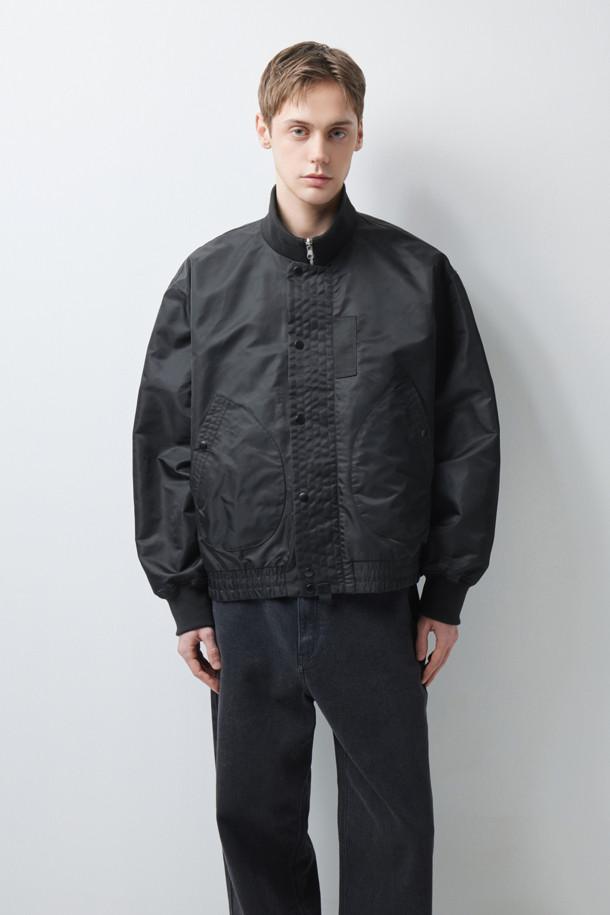 REVERSIBLE FLIGHT JACKET (247)_BLACK_4