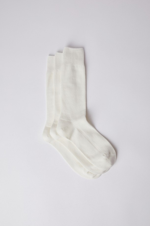 SUPIMA COTTON SOCKS 3PCS (247)_WHITE_1