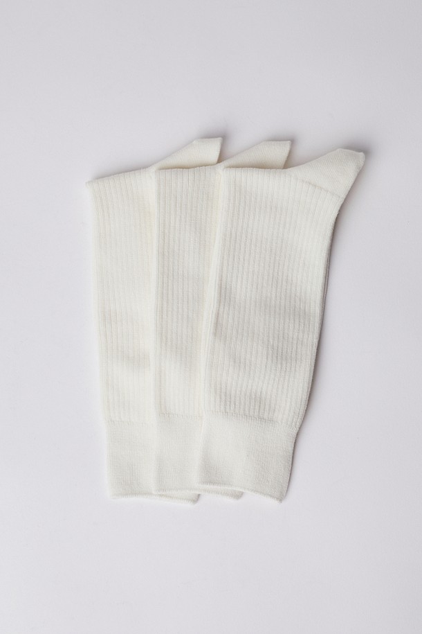 SUPIMA COTTON SOCKS 3PCS (247)_WHITE_3