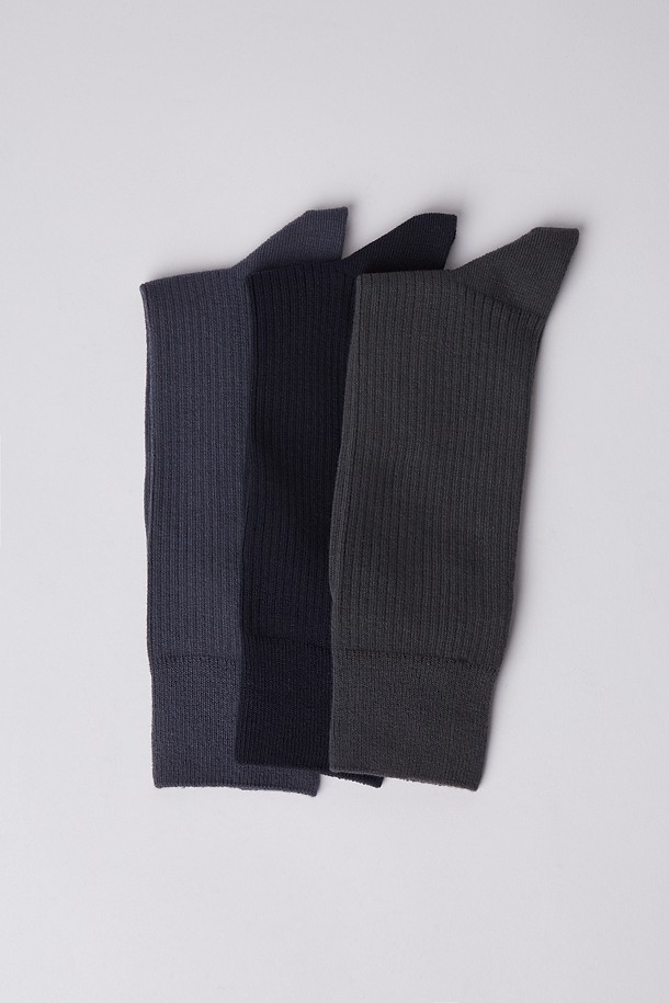SUPIMA COTTON SOCKS 3PCS (247)_BLUE_4