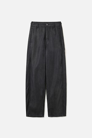 NON-FADE CURVED BELTED DENIM (ITALY FABRIC) 247