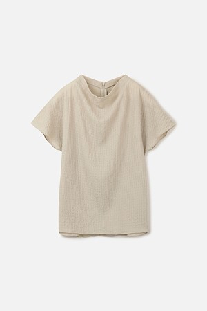 CREASE HALF SLEEVE BLOUSE (JAPAN FABRIC) 247
