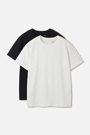 [WOMEN] 2PACK 20'S SLUB TEE (247)