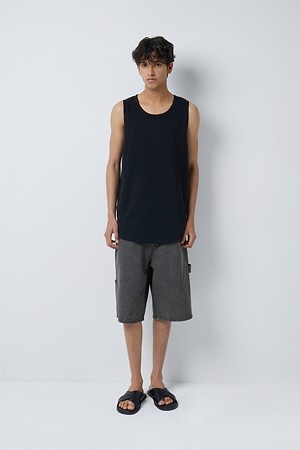 CHAINED WALE DENIM SHORTS (247)