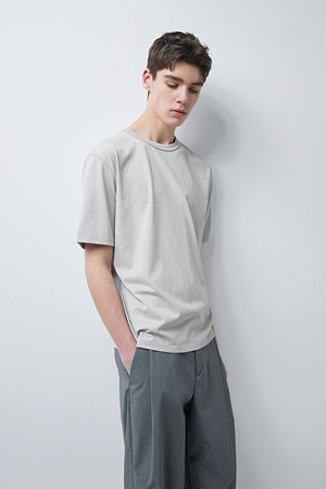 SUPIMA 40'S ASKIN DOUBLENESS H/S TEE (247)
