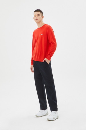 CASHMERE SWEATER (UNISEX)_ORANGE-a