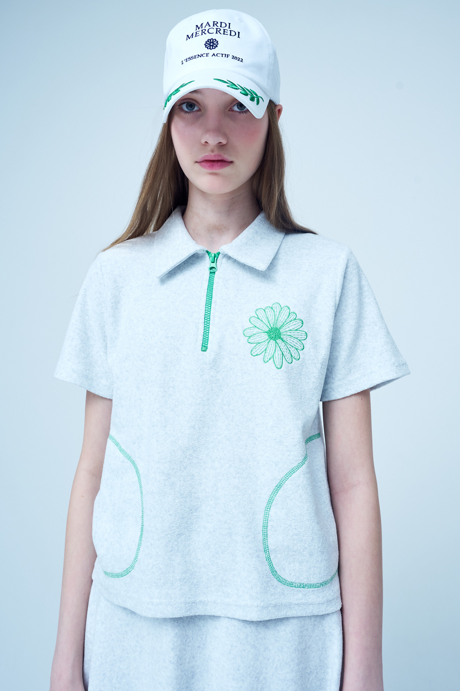 TERRY ZIP UP TOP_Mardi Mercredi Actif