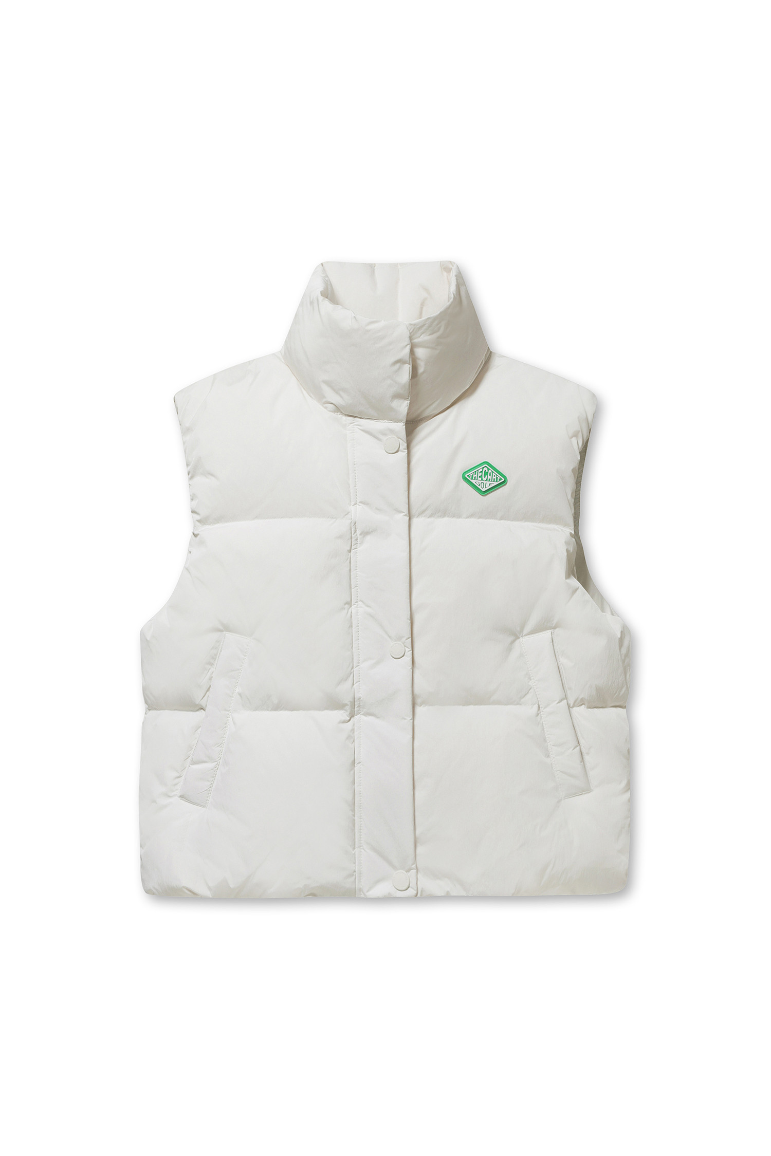 CROPPED DOWN VEST (WOMEN)_THE CART/GOLF