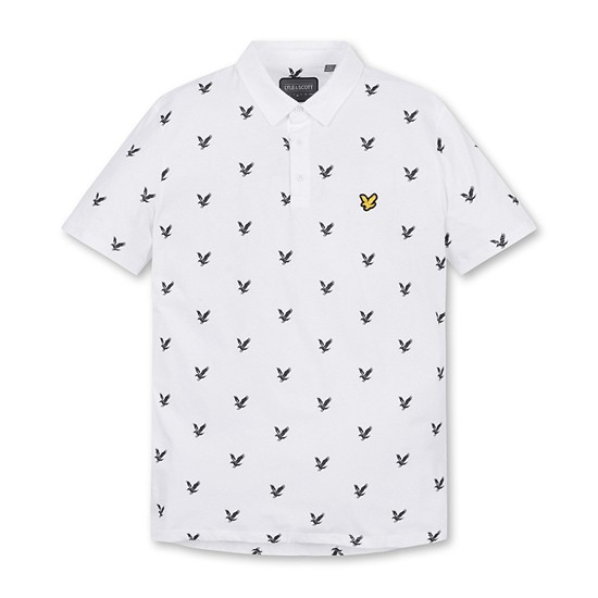 Lyle & Scott Eagle Print Polo Shirt